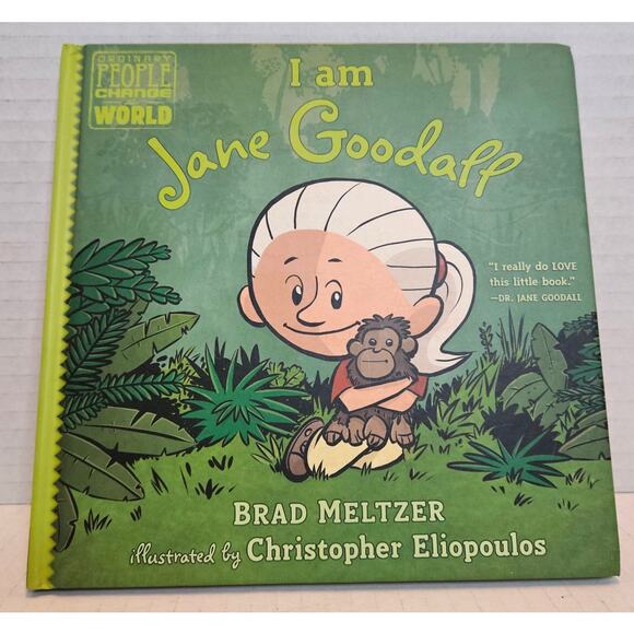 "I AM JANE GOODALL" by Brad Meltzer Ordinary People Change the World series PBS - Picture 1 of 5